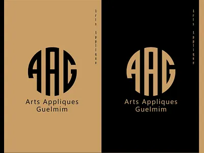 Projet Arts Appliques Guelmim (le monogramme) adobe brand branding color design graphic design illustration logo logos mongrame motion graphics vector visuall idenity