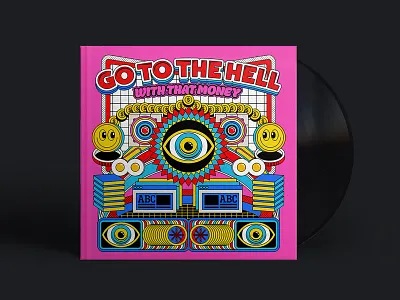 Go to The Hell Album by Sun Hung abstract animation art direction branding colorful concept design experiment ho chi minh city illustration illustrator logo muzli sun hung typography ui viet nam