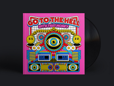 Go to The Hell Album by Sun Hung abstract animation art direction branding colorful concept design experiment ho chi minh city illustration illustrator logo muzli sun hung typography ui viet nam