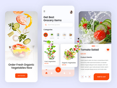 Grocery Shop Mobile App android app app app design app ui branding graphic design grocery shop app ios mobile mobile app mobile app kit product design ui ui designer ui inspiration ui trends ux ux designer uxux design