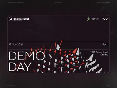 Demo Days Series 3d animation creative minimal motion graphics