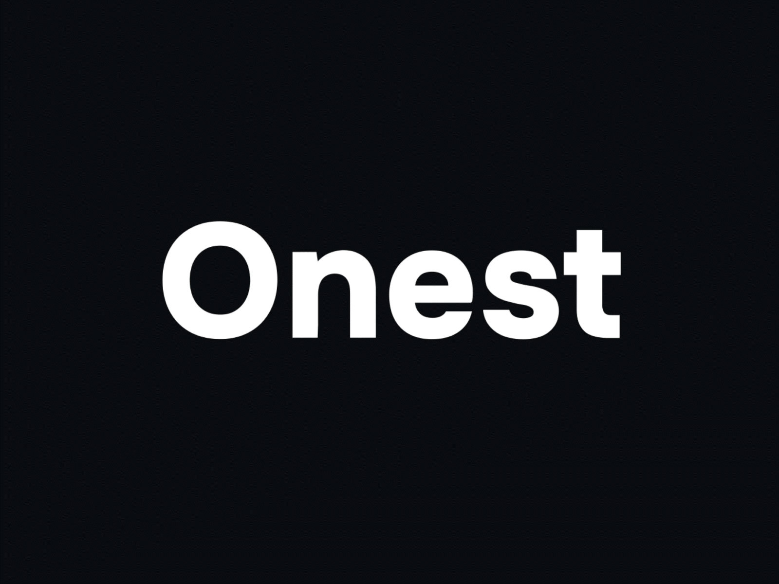 Onest - Animated typogrpahy 2d 2danimation after effects animated font animation font kinetic type motion motion design motion graphics type typography