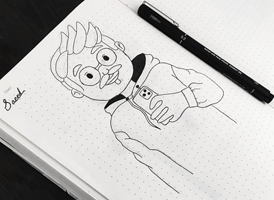 Avatar sketch 3d artist branding character design graphic design illustration logo sketch ui ux