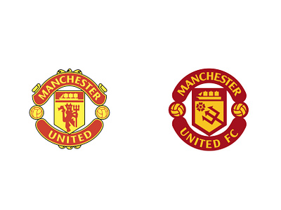 Man Utd Logo Redesign branding design england football icon logo manchester united soccer ui ux vector