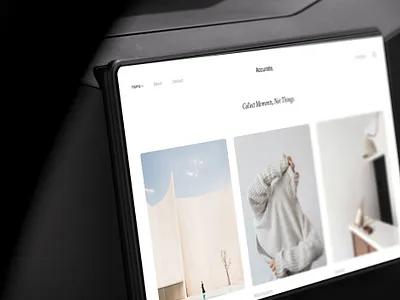 Accurate Webflow Template - Sneak Peek blog clean minimal webflow website