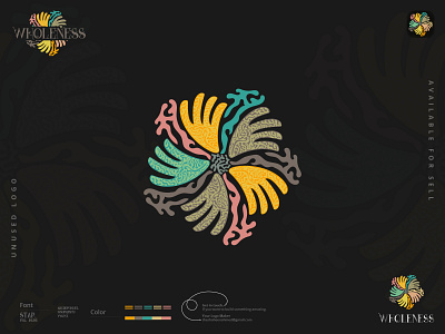 Wholeness Logo Design Concept brand design branding business logo company logo creative logo design dragon graphic design illustration logo logo idea logodesign logotype minimalist modern logo trending trending logo ui vector wholeness