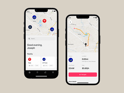 eV Charging App 3d app app design charging station design ev gas gas station map map direction station tesla ui uidesign ux uxdesign