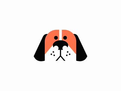 Sad Dog Logo animal branding cartoon character cute design dog geometric icon illustration logo mark mascot modern pet puppy sad sale vector vet