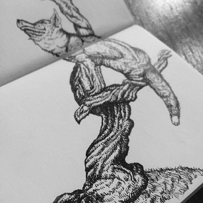 Hunt graphic design illustration