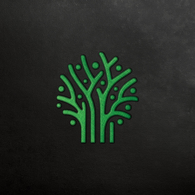 Tree Logo art artist branding creative graphic designer green logo logo design logo designer logos mark mockup monogram nature nft nft art plant simple symbol tree