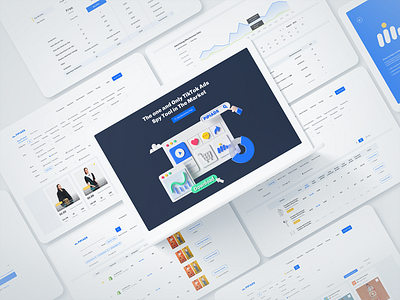 PiPiAds - TikTok Ads Analysis design ui ux web