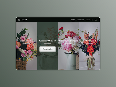 Flowers e-commerce shop bouqets e commerce ecommerce floral floralshop flowercommerce flowers flowershop green greenery landingpage shop uidesign ux uxdesign webdesign
