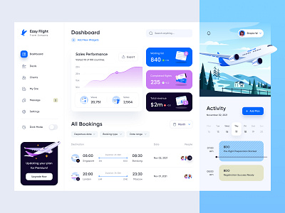 Flight Booking Dashboard Design ✈️ all bookings dashboard dashboard booking flight booking flight booking dashboard flight ticket icon deals icon setting illustration flight illustration plane orely schedule management