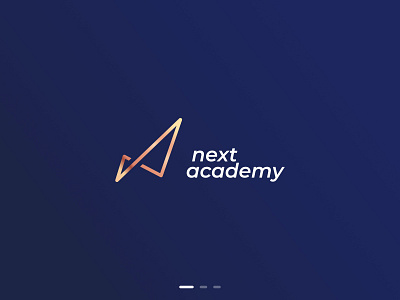 Next Academy Logo academy brand branding design digital identity logo logotype mark next next academy osteopathy