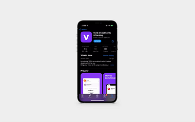 Vivid - screens for App Store app srore branding graphic design screens ui