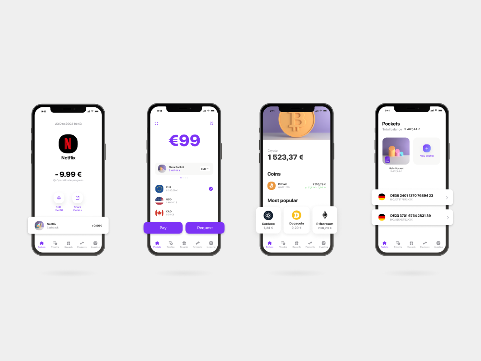 Vivid screens for App Store by Darya Pavlovna on Dribbble