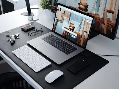 Responsive Mock-Up abstract apple clean computer device display imac ipad laptop mac macbook mockup phone phone mockup realistic responsive screen showcase simple smartphone