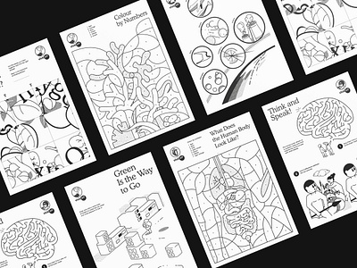 Activity Sheets for Vividoo App design graphic design illustration typography