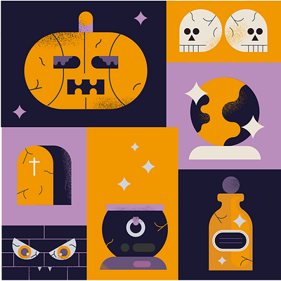 Halloween :-) boo design halloween illustration poster pumpking scary spooky still life