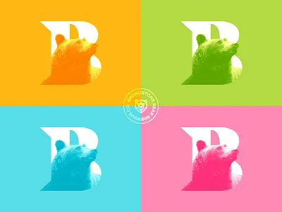 Broadstone Bear — Colour Varieties bear beer brand branding brewery colour design graphic design identity logo vector