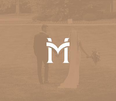 MV monogram brand branding couple design event logo logodesign logomark love mark minimal monogram wedding