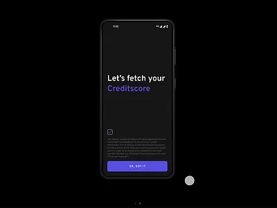 Credit Score app bank credit credit score design finance otp prototype terms ui