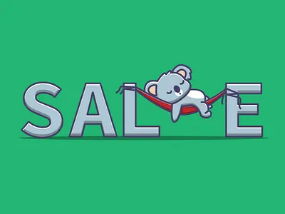 zZzZzZzZ 1212 animal australian cute discount flat graphic design icon illustration koala sale sleep