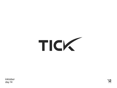 tick branding inktober logo minmimal design