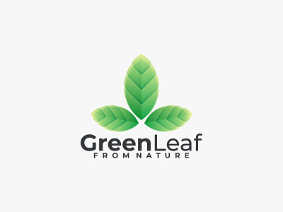 Green Leaf app branding design graphic design icon illustration logo ui ux vector