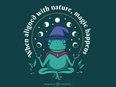 Mystic Frog for VEXELS.COM art design draw illustration