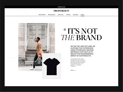 UI/UX / BRANDING DESIGN FOR PROPORTION abstract adobe brand and identity brand design brand identity branding branding and identity branding design clothes logo logo and branding logo design logo mark logodesign logotype mark minimal minimalist logo ui website design