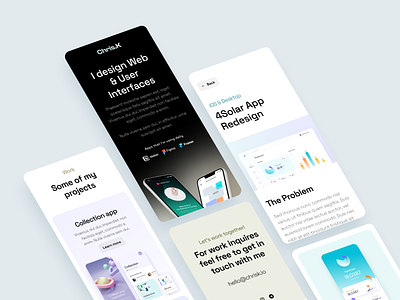 Designer Portfolio - Framer Template app clean design framer framer template landing page template landingpage mobile mobile design portfolio portfolio template responsive template ui ui design ui template web design web template