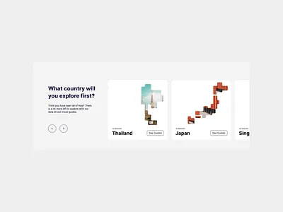 Roverista Travel Guide: Countries airbnb asia blog carousel clean colorful countries country data grey guide japan platform red singapore slider travel