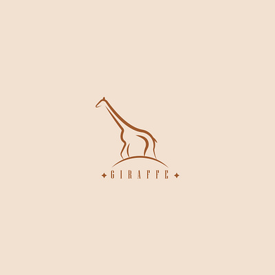 GIRAFFE @illustrator branding design icon illustration logo typography ui ux vector