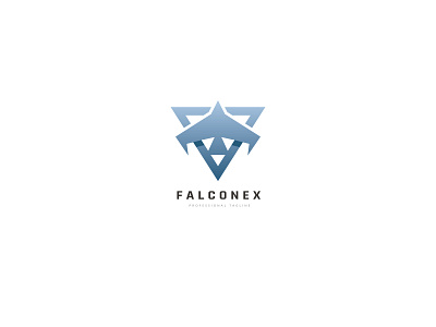 Falcon Flight Triangular Logo plane vision