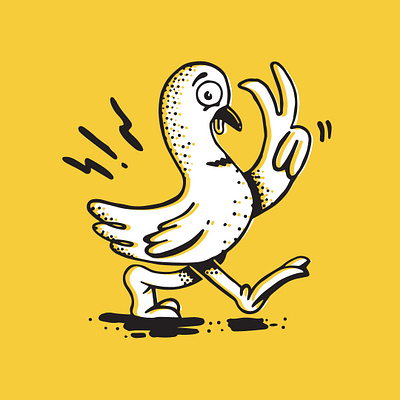 Hope is dope bird branding character character design dove hope illustration mascot mascot design