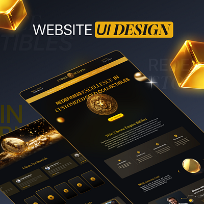 Website Ui Design for Empire Bullion branding design ui ui design ui ux ux ux design website design