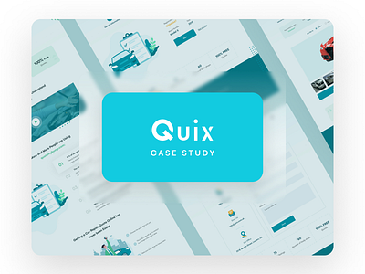 Quix - Car Repairing Website Case Study branding case study design homepage illustration ui ui design ux ux design web website website design