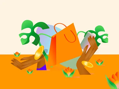 Sell more, with Flutterwave store africa branding careers design ecommerce flutterwave illustration logo payments ui vector