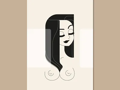 Thin Lines flat geometric graphic design illustration pinup poster thin lines vector