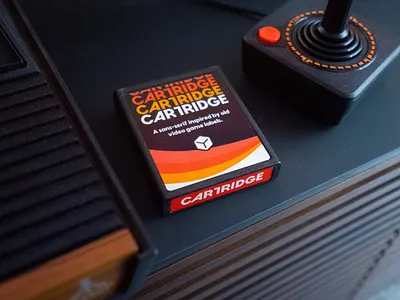 Cartridge Font Coming Soon atari font simplebits type typedesign videogames