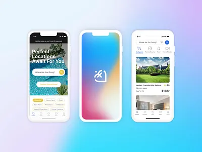 Website And Mobile App Design For Resortifi after effects animation app application design figma graphic design prototype ui ux vacation web app website
