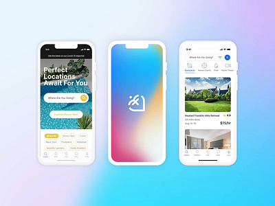 Website And Mobile App Design For Resortifi after effects animation app application design figma graphic design prototype ui ux vacation web app website