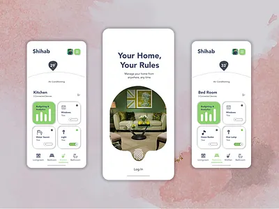 Your Home, Your Rules app branding design figma home app home mangment illustration inspiration mobile mobile app mobile app design product design ui ui design uiux design ux design