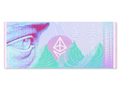 NFT BILL CONCEPT crypto cryptocurrency design graphic design illustration money nft print security typography