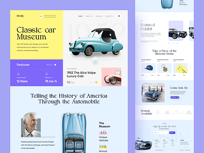 Car Museum Website agency auto autodesk automotive automotive design car car landing car landing page car website cars carsharing landing landing page landingpage orix sajon ui designer web web design website