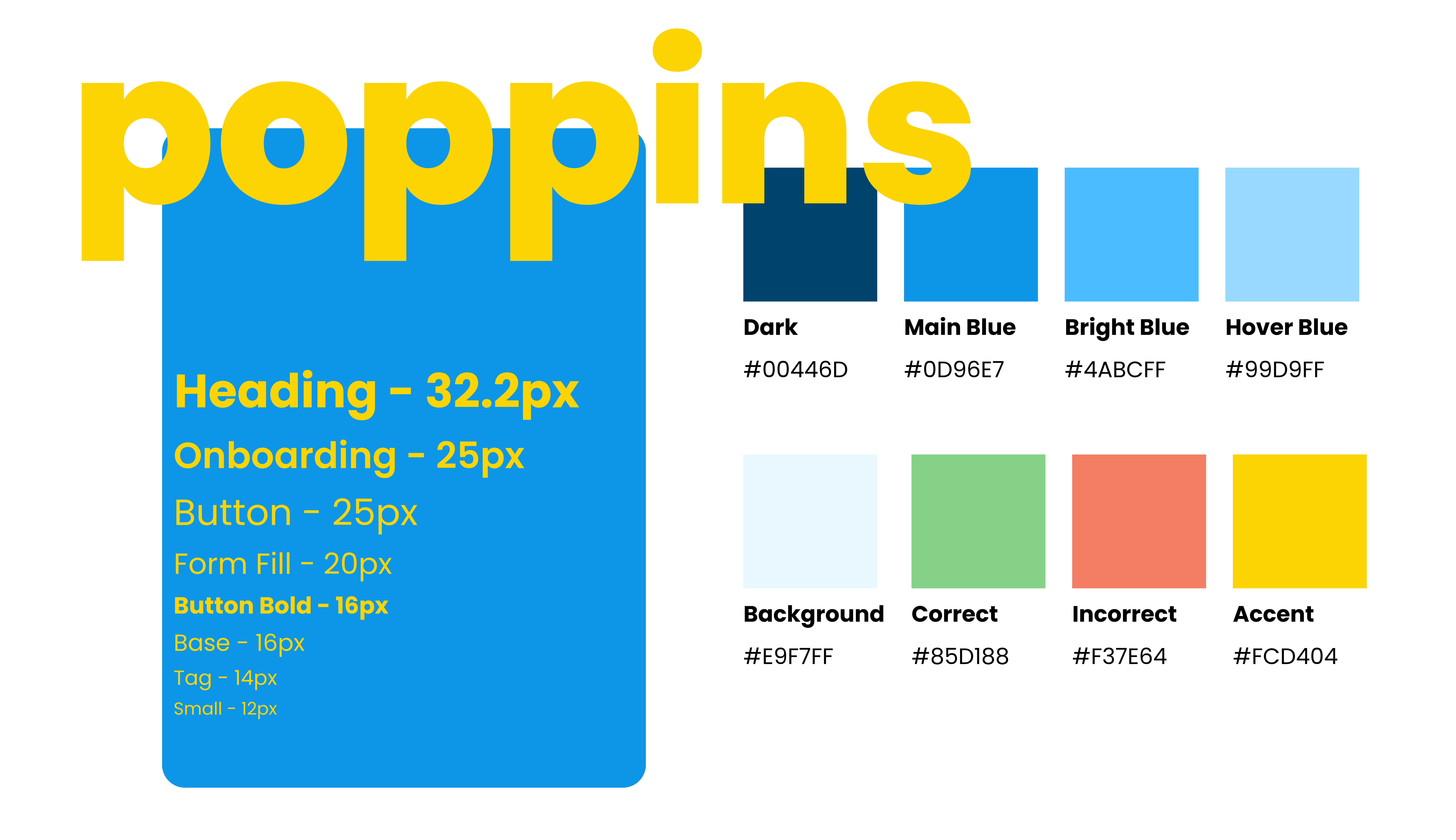 colour palette & typography