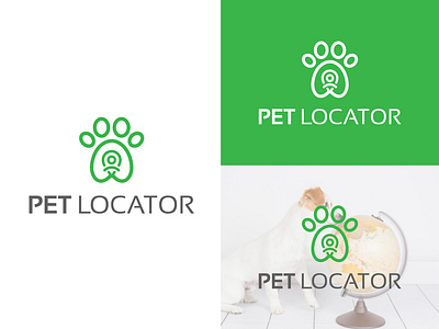 Pet Locator best logo brand identity branding business logo dog icon illustration location logo logo logo design logo mark logotype minimal minimalist logo paw logo pet pet locator logo pet shop simple vector