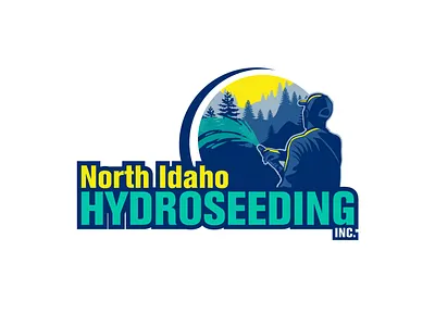 North Idaho Hydro Seeding design illustration logo