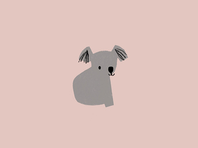 Koala animal australia grey illustration koala koala bear marsupial procreate